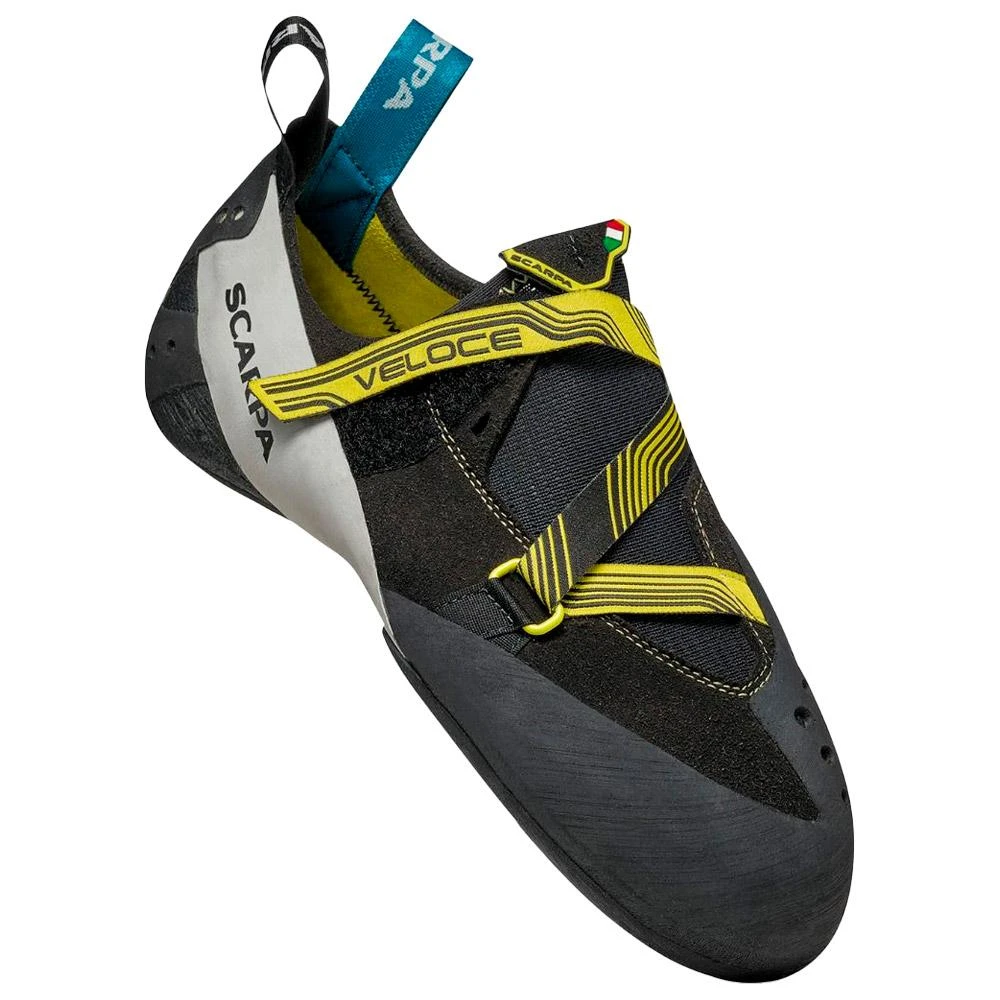 Scarpette Arrampicata Scarpa Veloce Black Yellow 1 Scarpette Arrampicata Scarpa Veloce Black Yellow