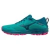Scarpe Da Trail Mizuno Wave Rider TT Wmn Lagoon Maroccan Blue Pink Peacock