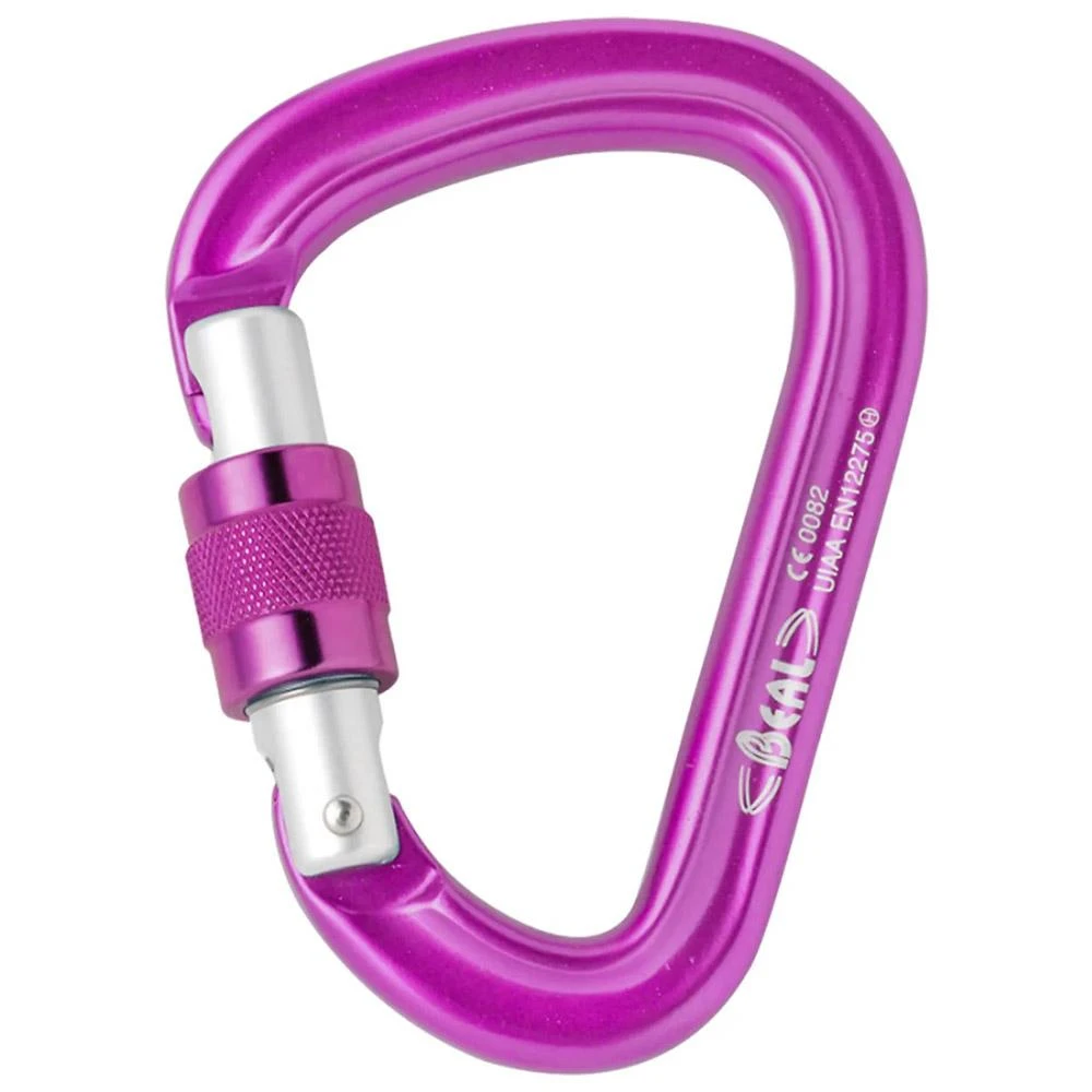 Moschettoni Beal Be Safe Screw Fuchsia 1 Moschettoni Beal Be Safe Screw Fuchsia