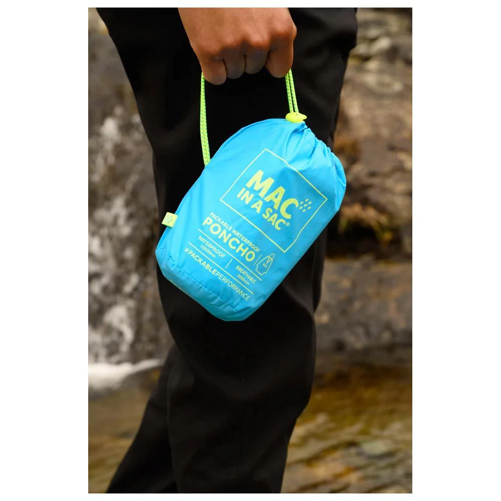 Poncho Da Pioggia MAC IN A SAC Mias Poncho Neon Blue 9 Poncho Da Pioggia MAC IN A SAC Mias Poncho Neon Blue - immagine 9