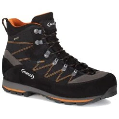 Scarpe Trekking E Montagna Aku Trekker Lite III Wide GTX Black Orange