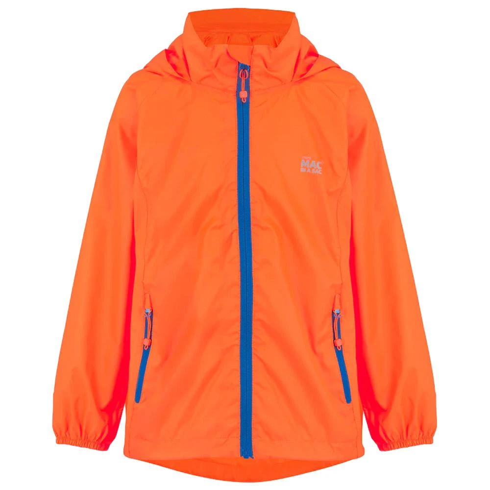 Poncho Da Pioggia MAC IN A SAC Mias Mini Neon Orange 1 Poncho Da Pioggia MAC IN A SAC Mias Mini Neon Orange