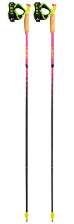 Leki Ultratrail FX.One Superlite Neon Pink Neon Yellow Natural Carbon