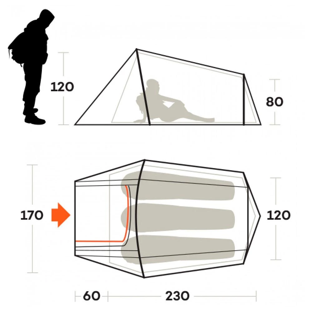 Tende Ferrino Sling 3 Green 3 Tende Ferrino Sling 3 Green - immagine 3