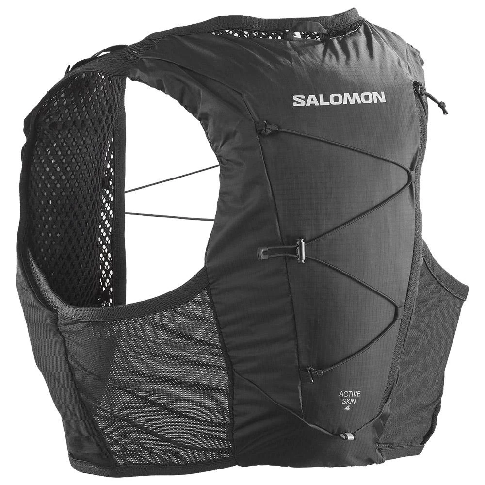 Gilet Da Trail Salomon Active Skin 4 Black 2 Gilet Da Trail Salomon Active Skin 4 Black - immagine 2