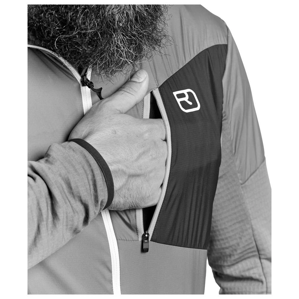 Giacca Da Trekking Ortovox Ladiz Hybrid Jacket M Petrol Blue 5 Giacca Da Trekking Ortovox Ladiz Hybrid Jacket M Petrol Blue - immagine 5