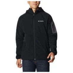 Giacca Da Trekking Columbia M's Tall Heights Hooded Softshell Black