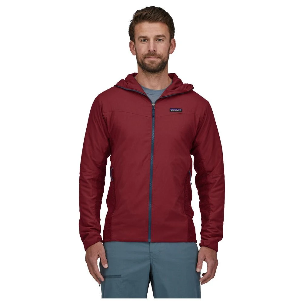 Giacca Da Trekking Patagonia M Nano-Air Light Hybrid Hoody Wax Red 4 Giacca Da Trekking Patagonia M Nano-Air Light Hybrid Hoody Wax Red - immagine 4