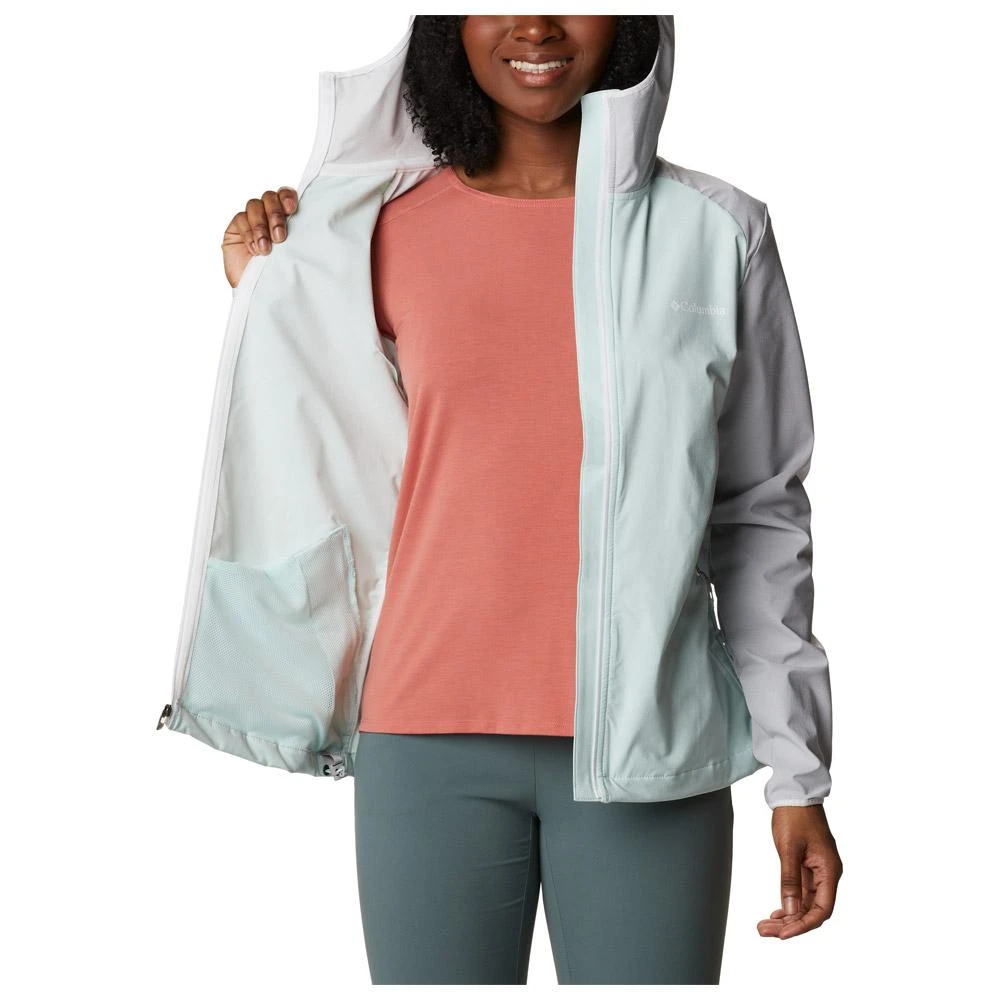 Giacca Da Trekking Columbia W's Heather Canyon Softshell Jacket Icy Morn Heather 4 Giacca Da Trekking Columbia W's Heather Canyon Softshell Jacket Icy Morn Heather - immagine 4