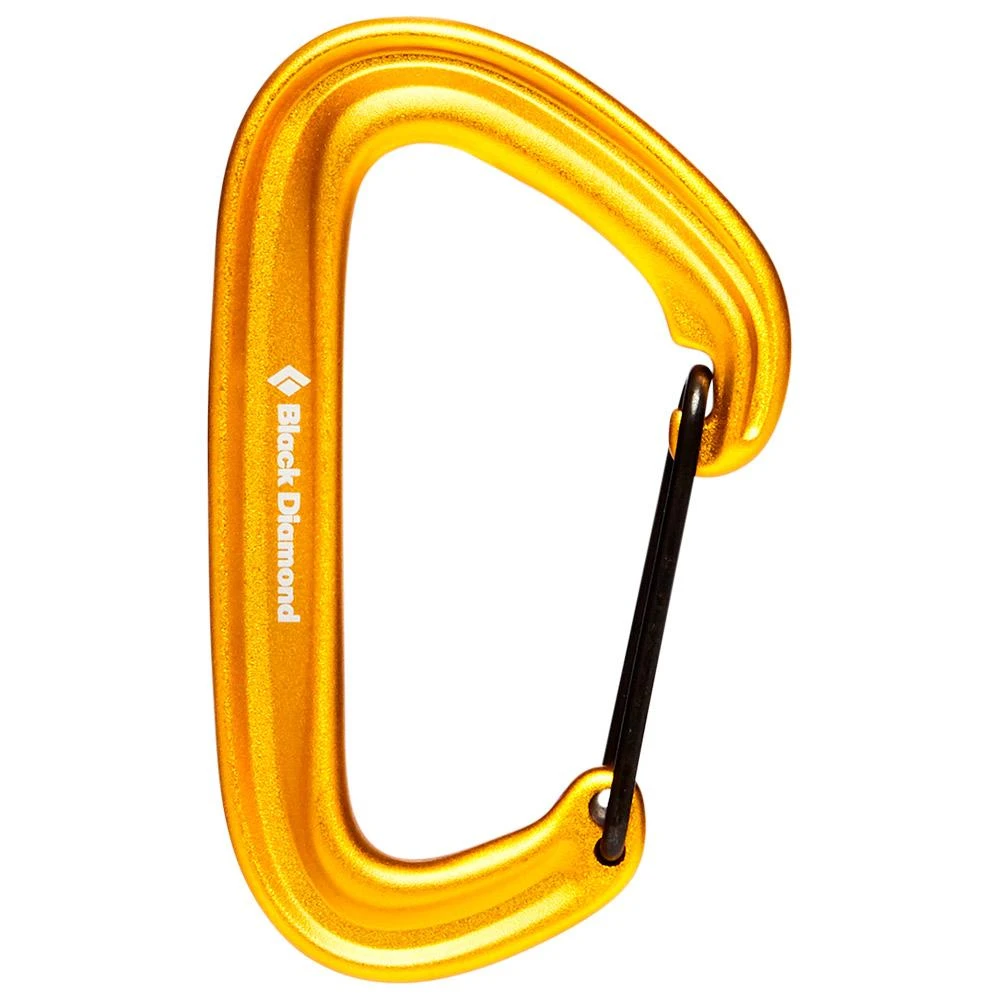 Moschettoni Black Diamond Litewire Carabiner Yellow 1 Moschettoni Black Diamond Litewire Carabiner Yellow
