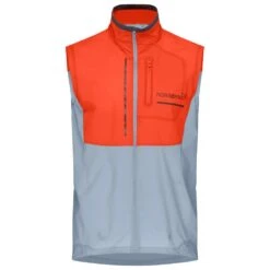 Giacca Da Trail Norrona Senja Aero90 Vest M's Arednalin - Blue Fog