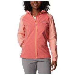 Giacca Da Trekking Columbia W's Heather Canyon Softshell Jacket Red Hibiscus