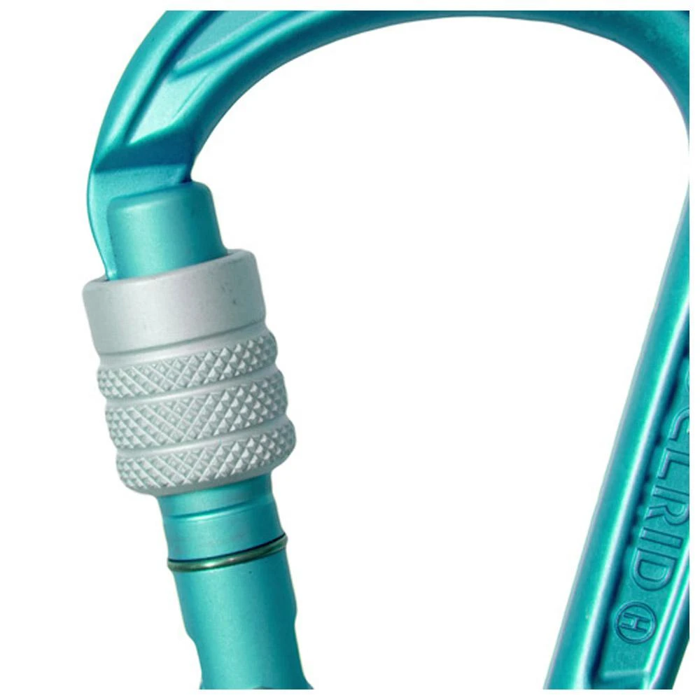 Moschettoni Edelrid Hms Strike Screw Icemint 2 Moschettoni Edelrid Hms Strike Screw Icemint - immagine 2