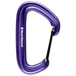 Moschettoni Black Diamond Litewire Carabiner Purple