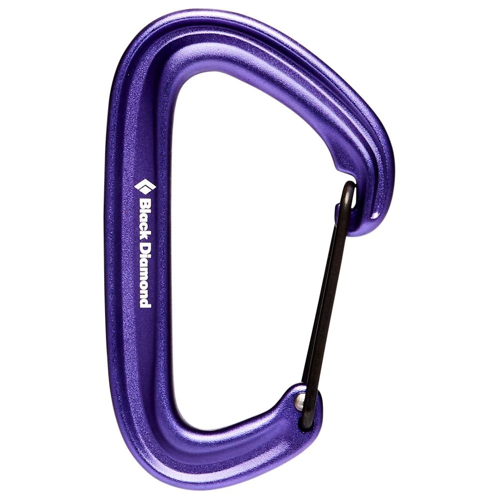 Moschettoni Black Diamond Litewire Carabiner Purple 1 Moschettoni Black Diamond Litewire Carabiner Purple