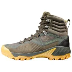 Scarpe Escursionismo Mammut Sapuen High Gtx Women Dark Tin-amber Green