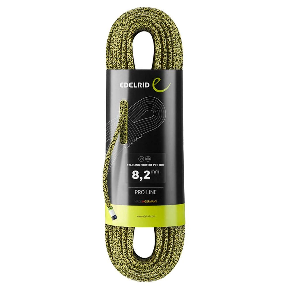 Corde Edelrid Starling Protect Pro Dry 8.2mm Yellow Night 1 Corde Edelrid Starling Protect Pro Dry 8.2mm Yellow Night